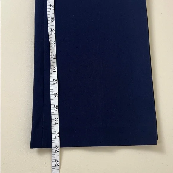 New Talbots Newport Pant Trouser Leg Full Length Navy Blue Size 8 - Picture 13 of 13